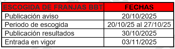 8 Calendario escogidas 2025