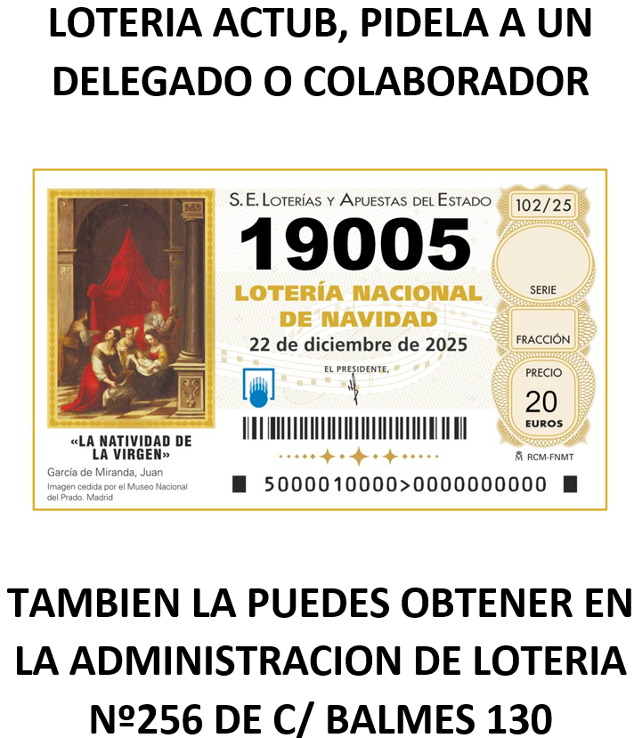 Loteria ACTUB 2025